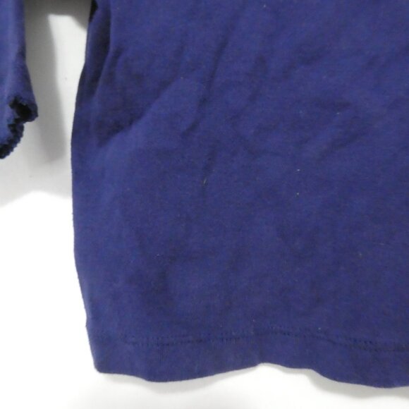 CARTER'S | 12 months | Navy Blue Shirt With Lace Trim and Pink Bow - Picture 11 of 12